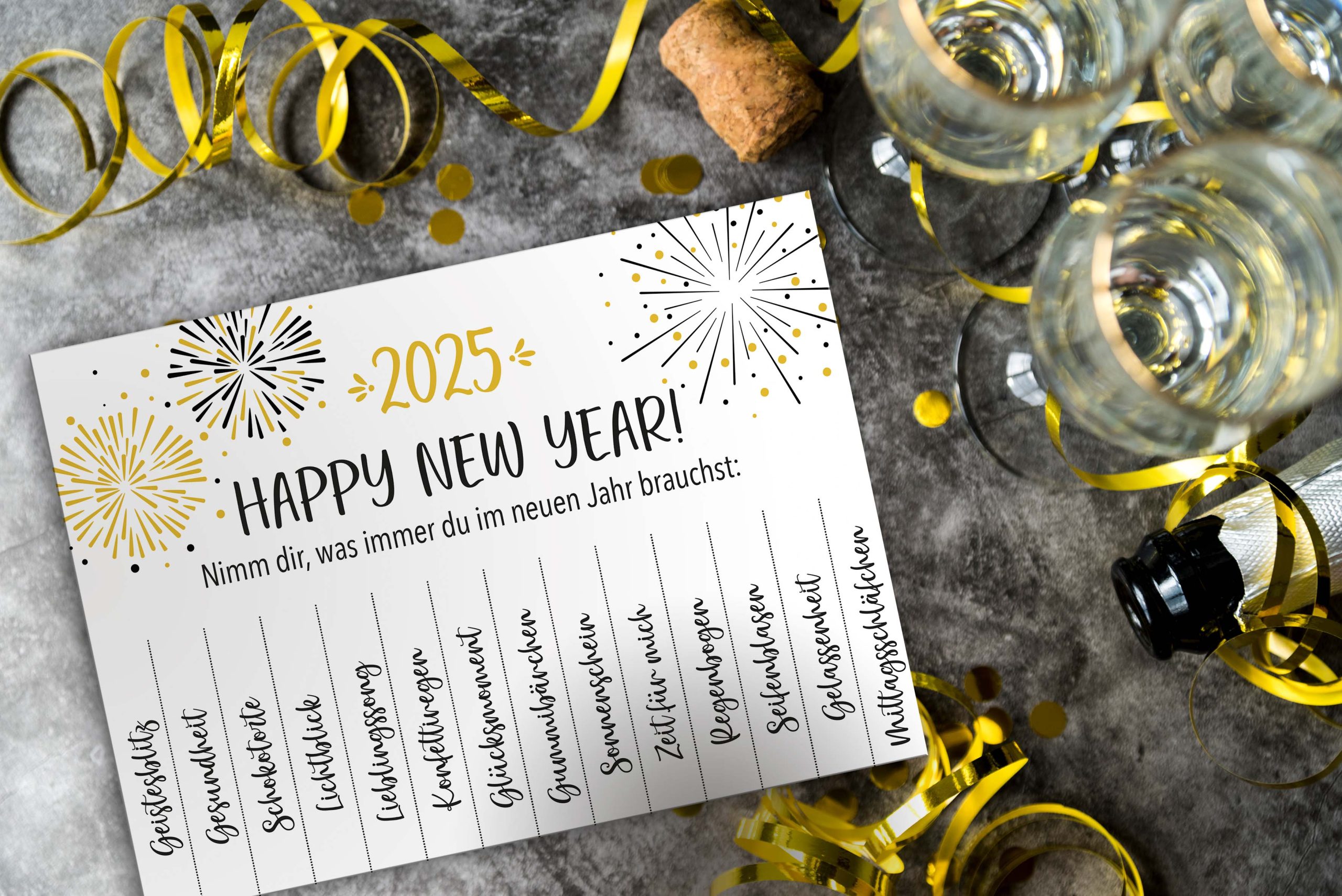 DIY Silvester Printable