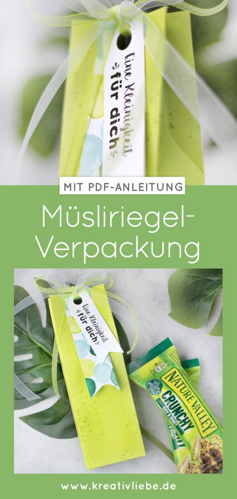 PDF Anleitung zum Basteln einer Müsliriegel-Verpackung
