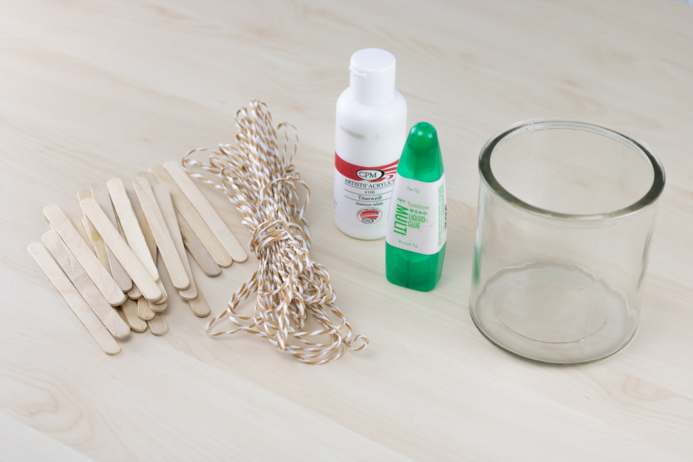 Eisstäbchen Übertopf DIY Kreativliebe selbermachen