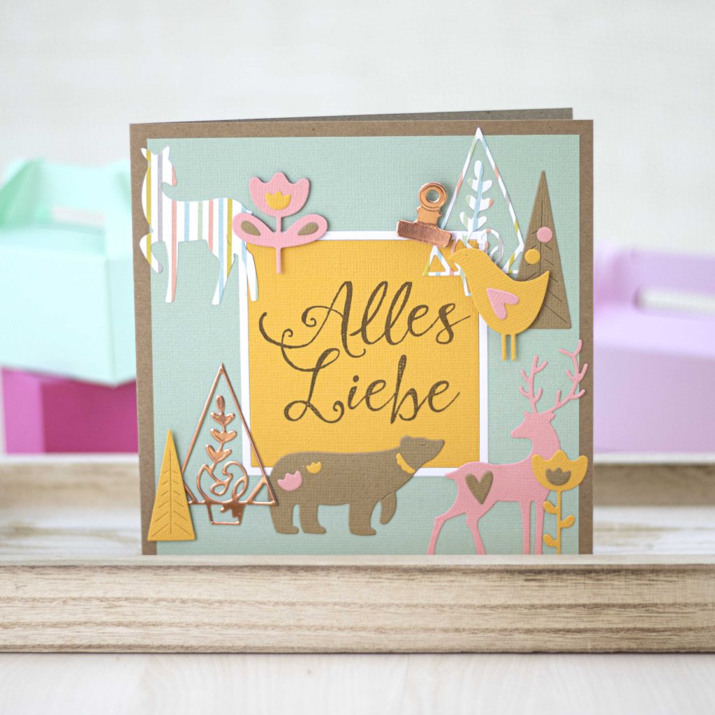Style Sizzix summer greeting card