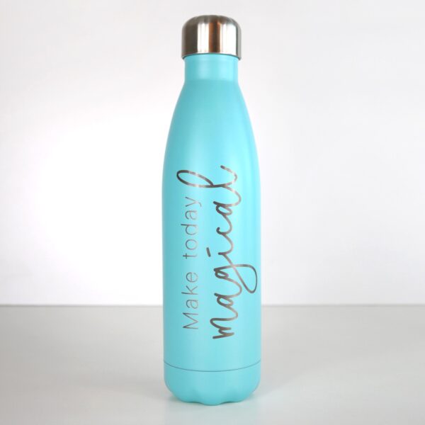 Gravierte Thermosflasche aus Edelstahl mit Gravur