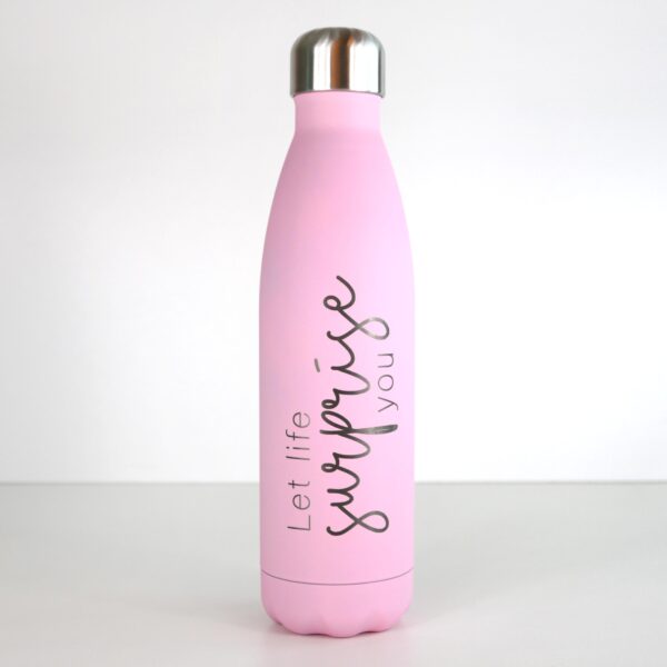 Gravierte Thermosflasche aus Edelstahl mit Gravur