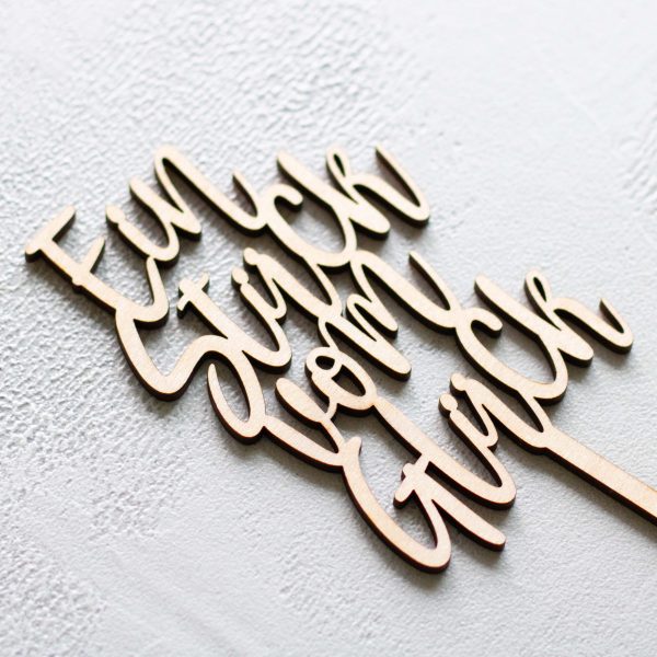 Cake-Topper Stück vom Glück – Bild 3